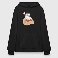 Худи SuperOversize хлопок Santa Claus