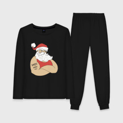 Женская пижама с лонгсливом хлопок Santa Claus