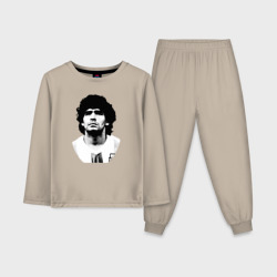 Детская пижама с лонгсливом хлопок Диего Марадона