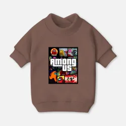 Свитшот для собак хлопок Among Us GTA