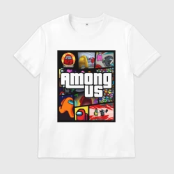 Мужская футболка хлопок Among Us GTA