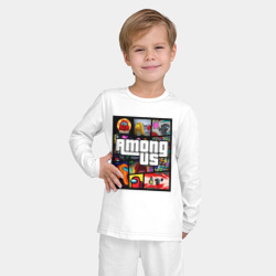 Детская пижама с лонгсливом хлопок Among Us GTA - фото 2