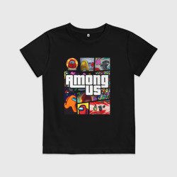 Детская футболка хлопок Among Us GTA
