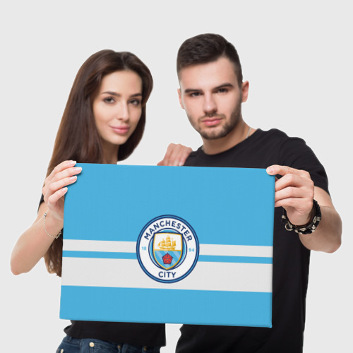 Холст прямоугольный MANCHESTER CITY, цвет 3D печать - фото 5