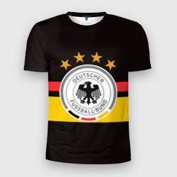 Мужская футболка 3D Slim Сборная Германии