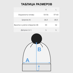 Шапка с принтом Сборная Германии для любого человека, вид спереди №4. Цвет основы: белый