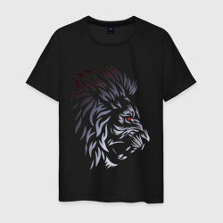 Мужская футболка хлопок Знак зодиака Лев