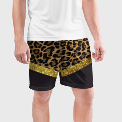 Мужские шорты спортивные Леопардовый принт - фото 2