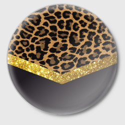 Значок Леопардовый принт