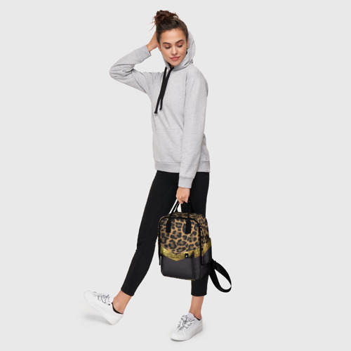 Женский рюкзак 3D Леопардовый принт - фото 4