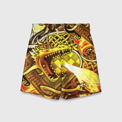 Детские спортивные шорты 3D CS GO - dragon lore история о драконе