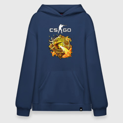 Худи SuperOversize хлопок CS GO dragon lore