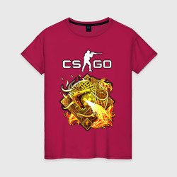 Женская футболка хлопок CS GO dragon lore