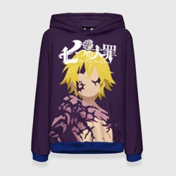 Женская толстовка 3D Nanatsu no Taizai силуэт