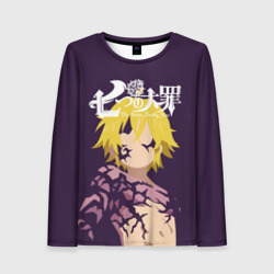 Женский лонгслив 3D Nanatsu no Taizai силуэт