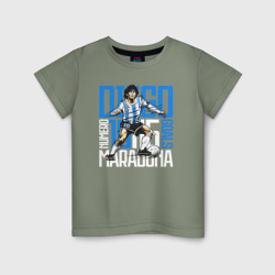 Детская футболка хлопок 10 Diego Maradona