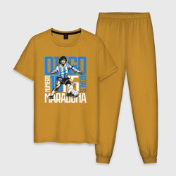 Мужская пижама хлопок 10 Diego Maradona