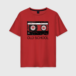 Женская футболка хлопок Oversize Old school