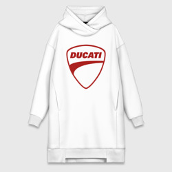 Платье-худи хлопок Ducati Logo Дукати Лого