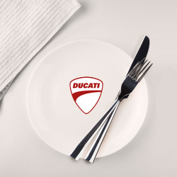 Тарелка Ducati Logo Дукати Лого