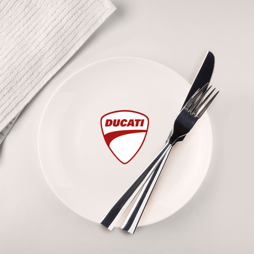 Тарелка Ducati Logo Дукати Лого - фото 2