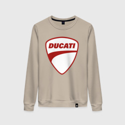 Женский свитшот хлопок Ducati Logo Дукати Лого