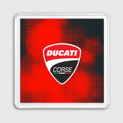 Магнит 55*55 Ducati Corse logo