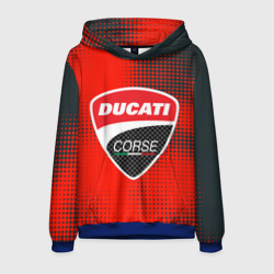 Мужская толстовка 3D Ducati Corse logo
