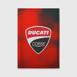 Обложка для автодокументов Ducati Corse logo