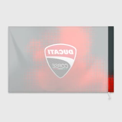 Флаг 3D Ducati Corse logo - фото 2