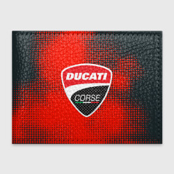 Обложка для студенческого билета Ducati Corse logo