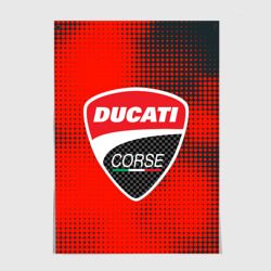 Постер Ducati Corse logo