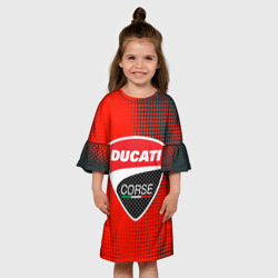Детское платье 3D Ducati Corse logo - фото 2