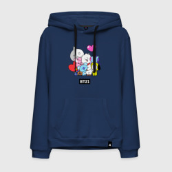 Мужская толстовка хлопок BT21 chibi