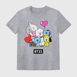 Мужская футболка хлопок BT21 chibi