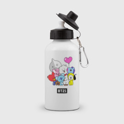 Бутылка спортивная BT21 chibi