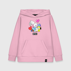 Детская толстовка хлопок BT21 chibi