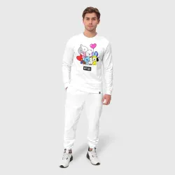 Мужской костюм хлопок BT21 chibi - фото 2