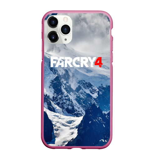 Чехол для iPhone 11 Pro Max матовый Farcry 4 s, цвет малиновый