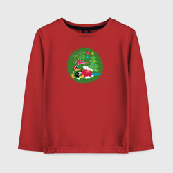 Детский лонгслив хлопок Dear Santa, I want it all