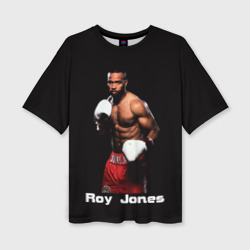 Женская футболка oversize 3D Roy Jones