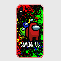 Чехол для iPhone XS Max матовый Among Us