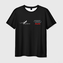 Мужская футболка 3D Audi quattro