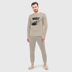 Мужская пижама с лонгсливом хлопок Need for Speed - фото 2