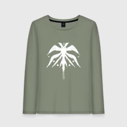 Женский лонгслив хлопок Крылатое древо (+спина) 