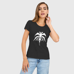 Женская футболка хлопок Slim Крылатое древо (+спина) - фото 2