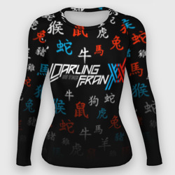 Женский рашгард 3D Darling IN the Franxx иероглифы