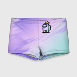 Детские купальные плавки 3D Among Us gradient