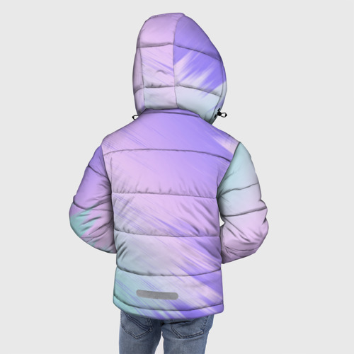 Зимняя куртка для мальчиков 3D Among Us gradient, цвет светло-серый - фото 4