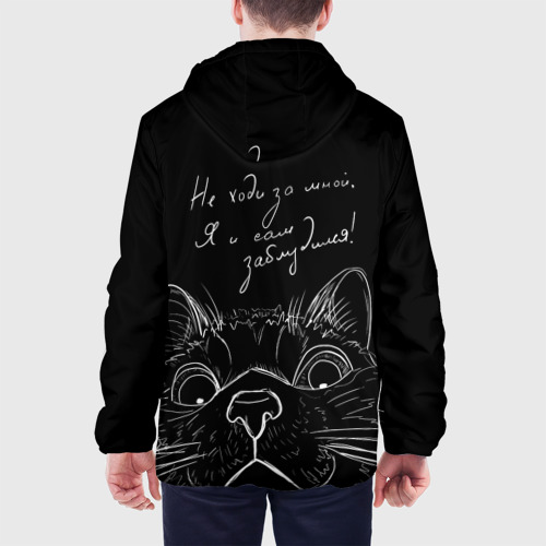 Мужская куртка 3D Говорящий котик, цвет 3D печать - фото 5